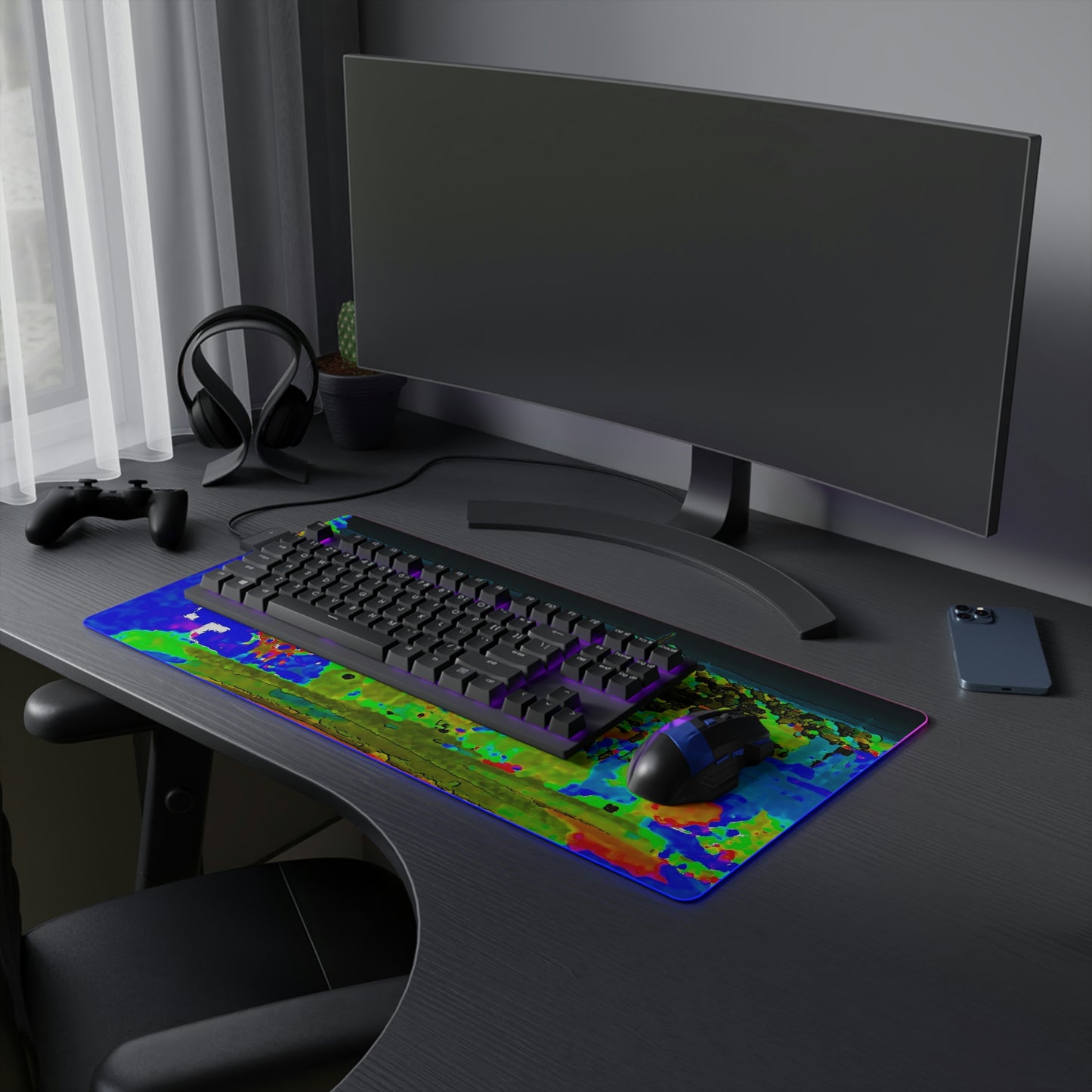 LED Gaming Mouse Pad ... "Lombard Street San Francisco, CA, USA" ... Family Archives 1970's ... Original Works ...