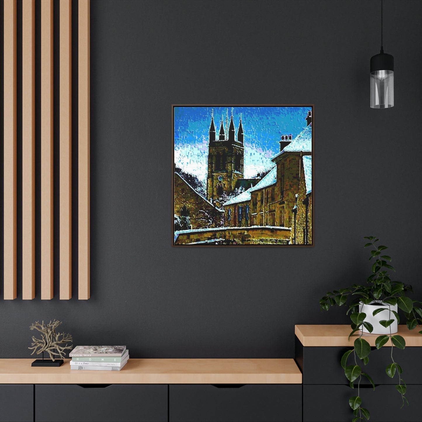 Gallery Canvas Wraps, Square Frame ... Walikng The Streets & Alleys ... 'Strolling The Canals ... '  ... Original Works  ...