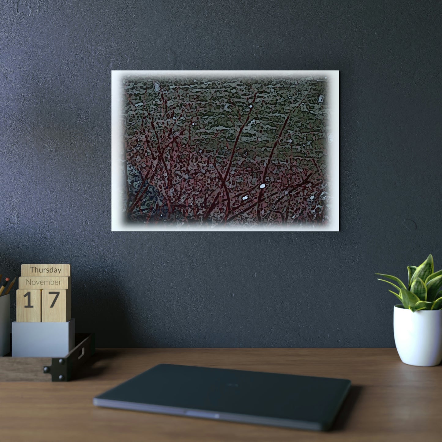 Aluminum Composite Panels ... Cornus Stolonifera: 'Red Osier Dogwood' ... "Down By The River" ... Noth Fork Clearwater River, Trappers Creek Area, Idaho ... May 2022 ... Original Works ...