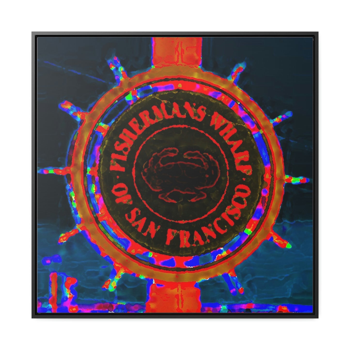 Gallery Canvas Wraps, Square Frame ... "No.9 Fishermen's Grotto - Fishermen's Wharf, SF, California" ... Family Archives: 1970's ... Original Works ...