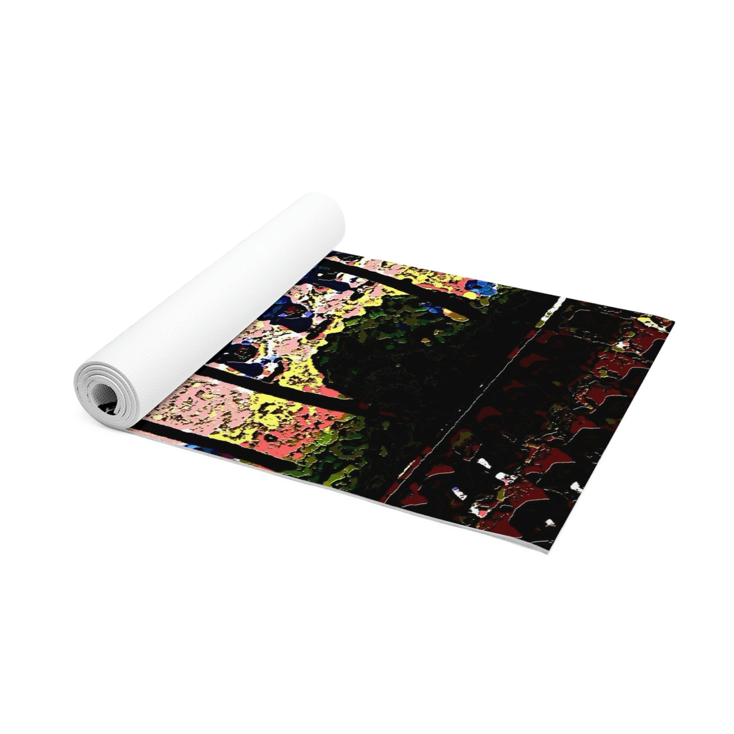 Foam Yoga Mat ... "A Beautiful Beach Amongst The Palms" ... The Outrigger Waikiki, Honolulu, Oahu ... Original Works ...