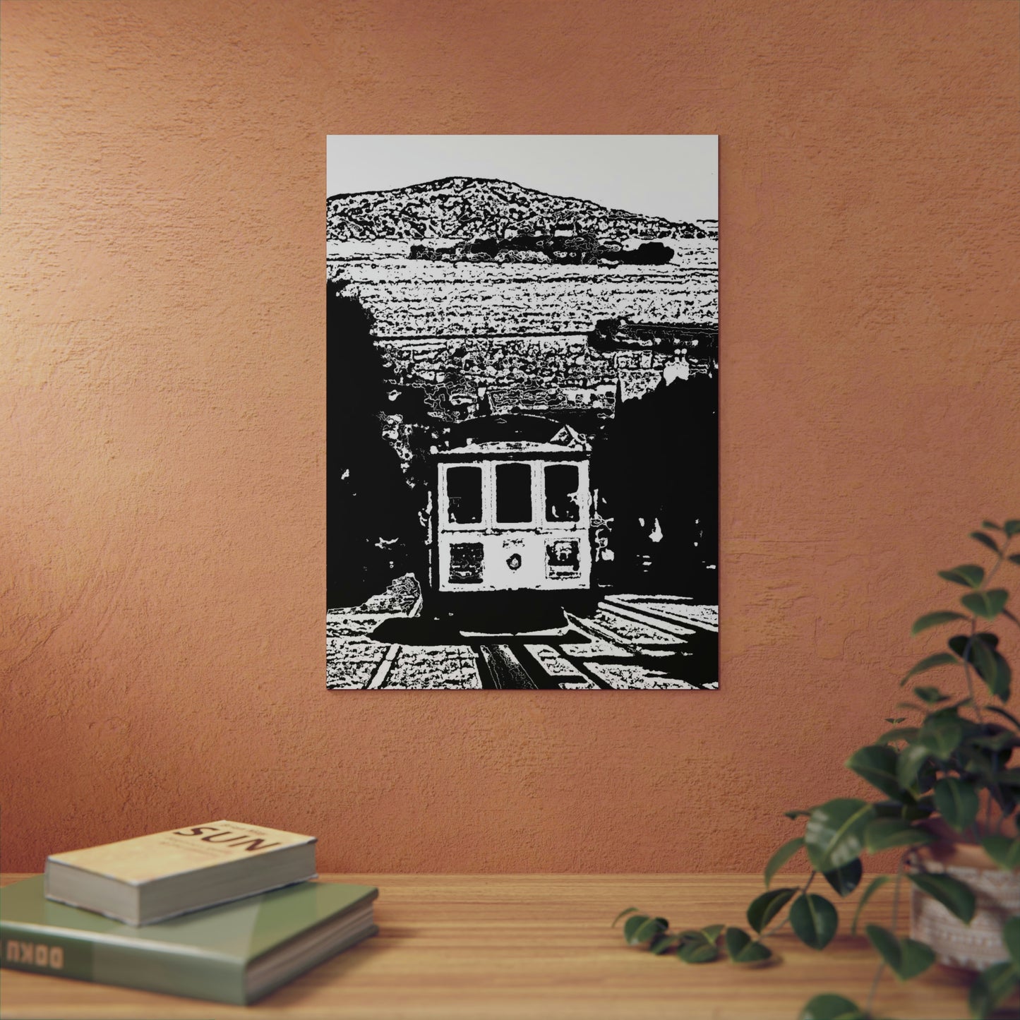 Aluminum Composite Panels ... San Francisco_2 ... 'A Rice-A-Roni-Treat' ... Family Archives ... Cable Car Descends Hill Towards Alcatraz Island ... Original Works ...