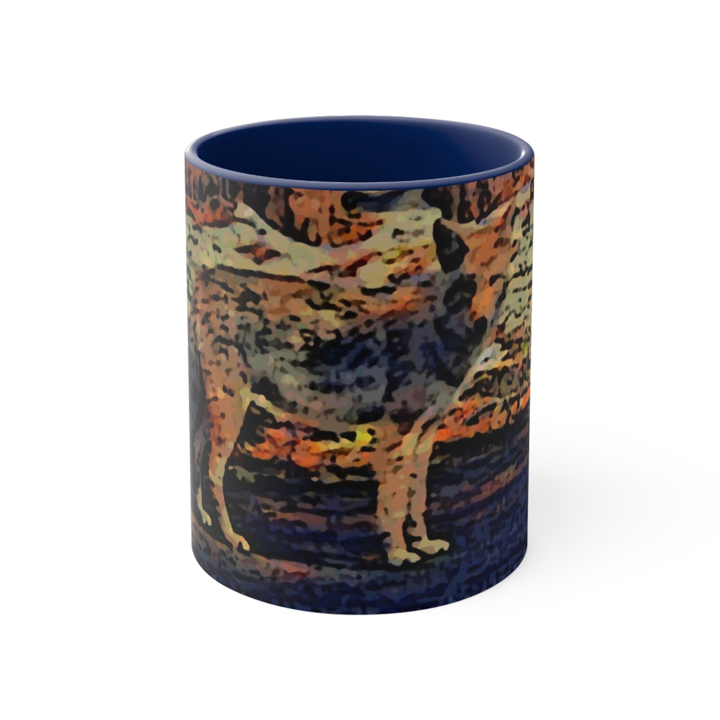 Accent Coffee Mug, 11oz ... Coyote ... "Yosemite Valley: Circa May23 ... KPH Base Photo" ... Original Works ...
