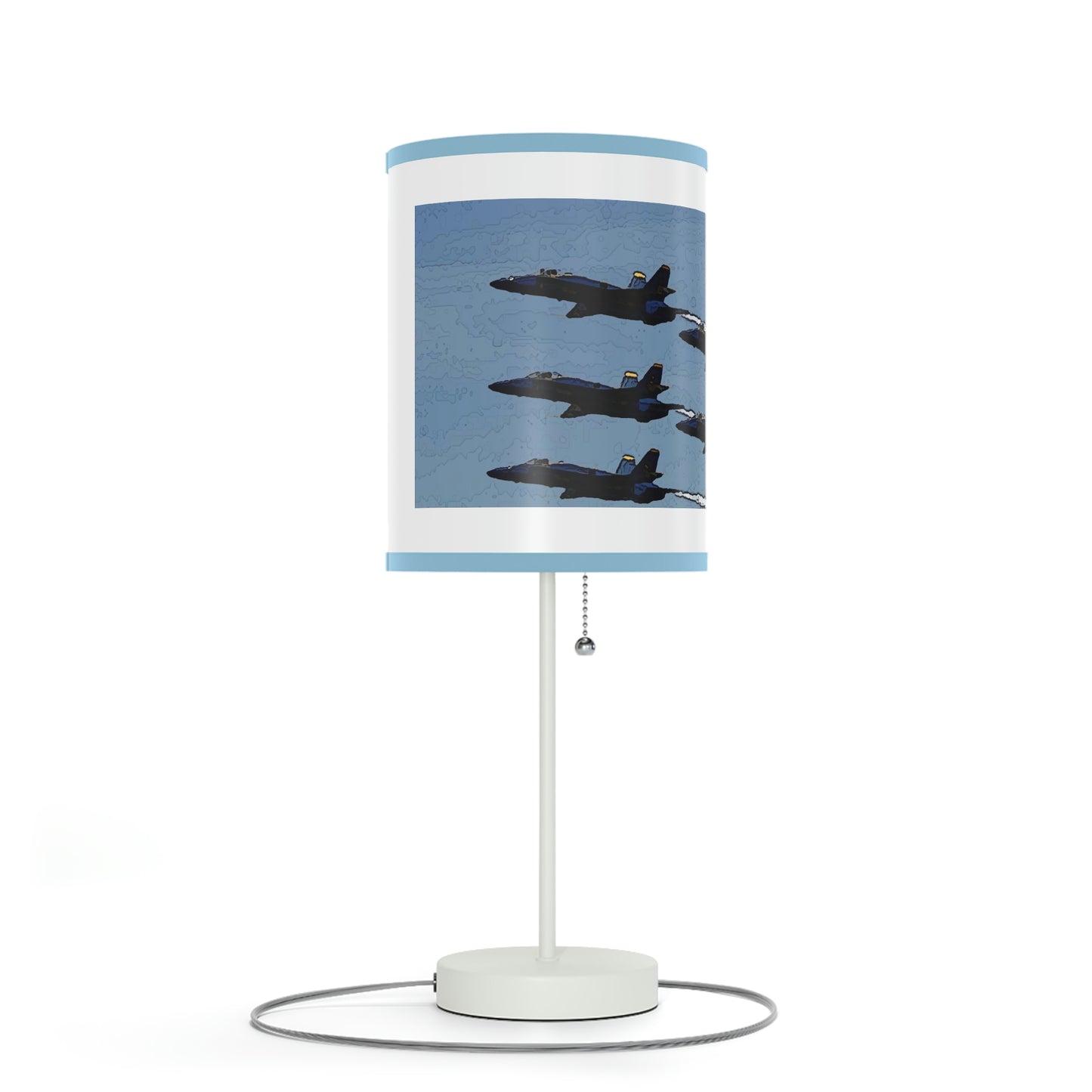 Lamp on a Stand, US|CA plug ... Seattle Seafair ..."Blue Angels Run Over Lake Washington" ... Circa Mid 1980's ... Dr FJ Holt ... Original Works ...