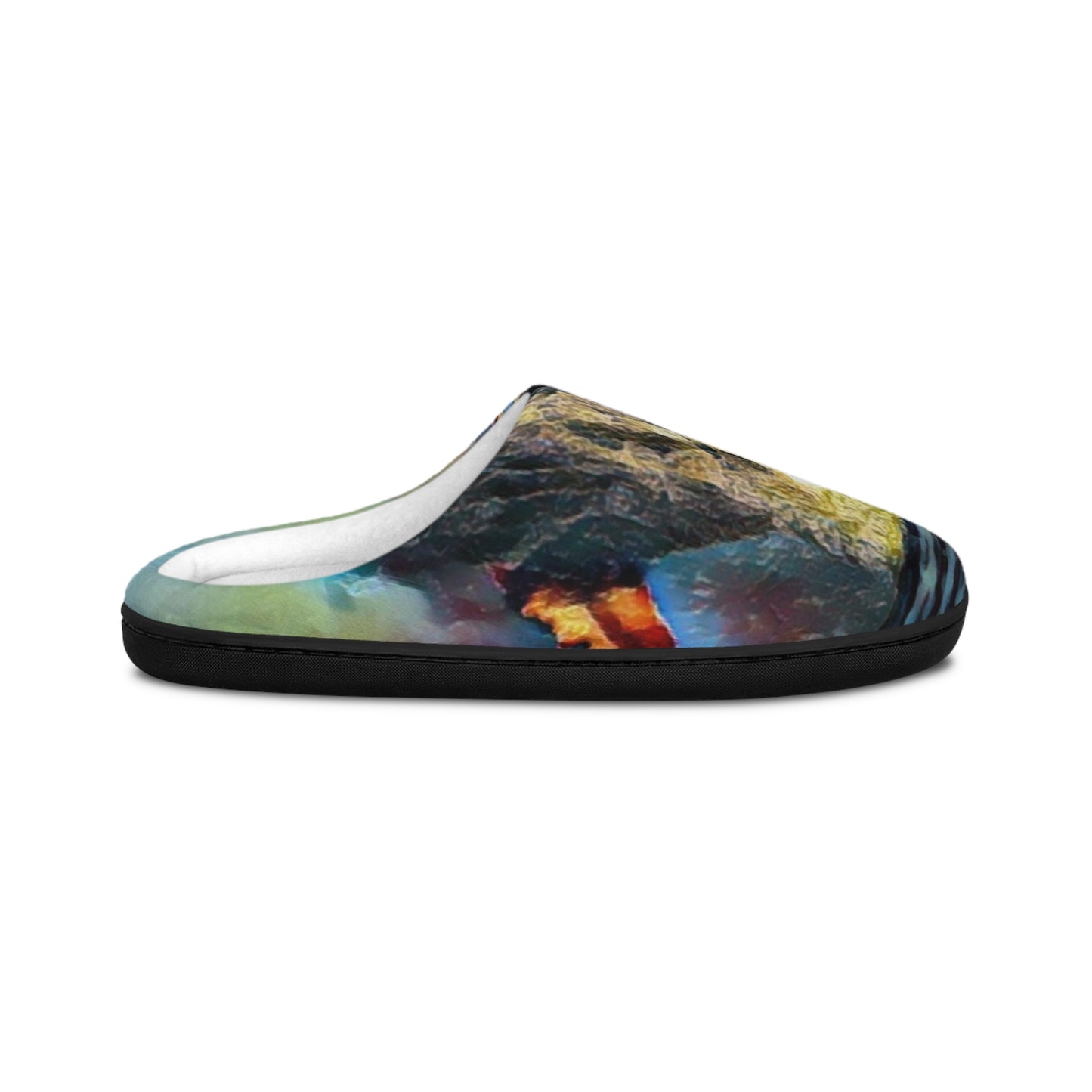 Men's Indoor Slippers ... An Extraordinary Humpback Breach ... 'With Explosive Energy' ... Family Archives (KPH) ... Circa: 21st Century. Maui, HI ... Original Works ...