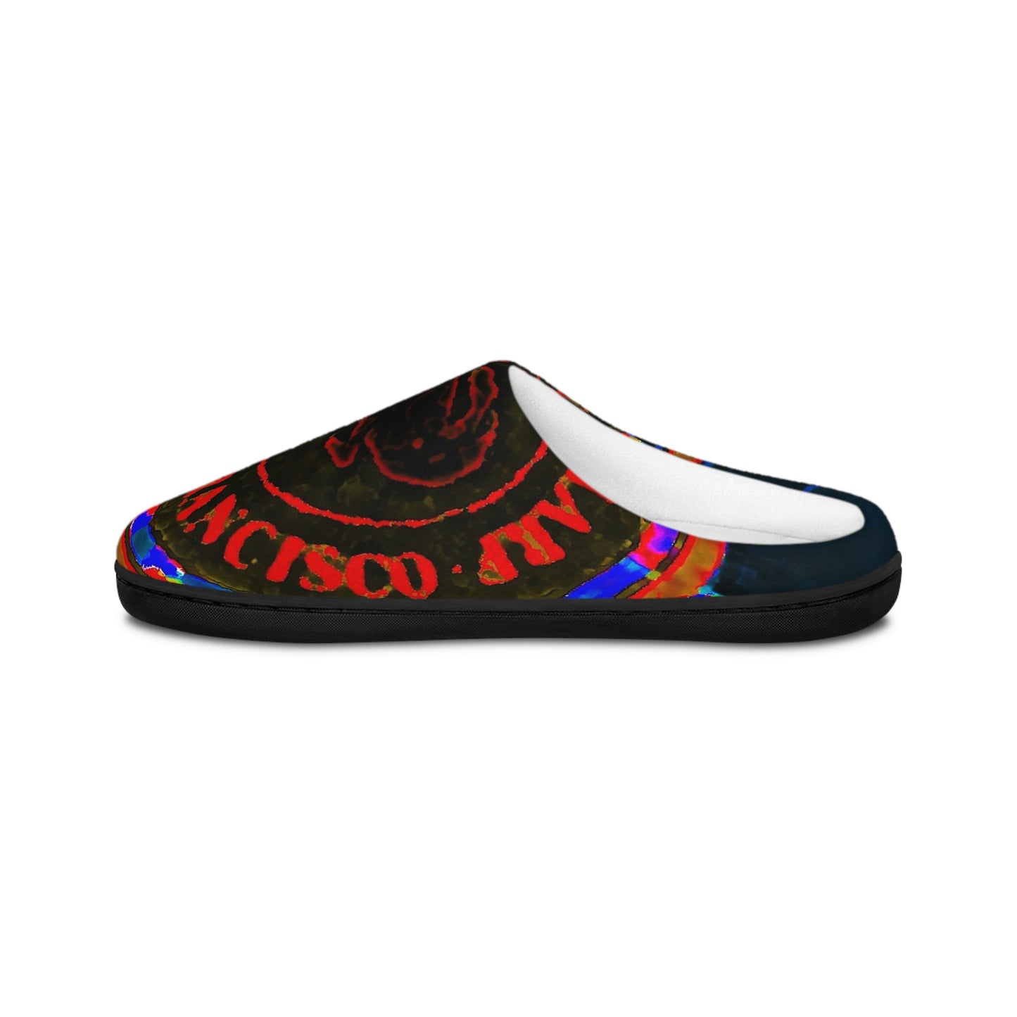 Men's Indoor Slippers ... "No.9 Fishermen's Grotto - Fishermen's Wharf, SF, California" ... Family Archives: 1970's ... Original Works ...