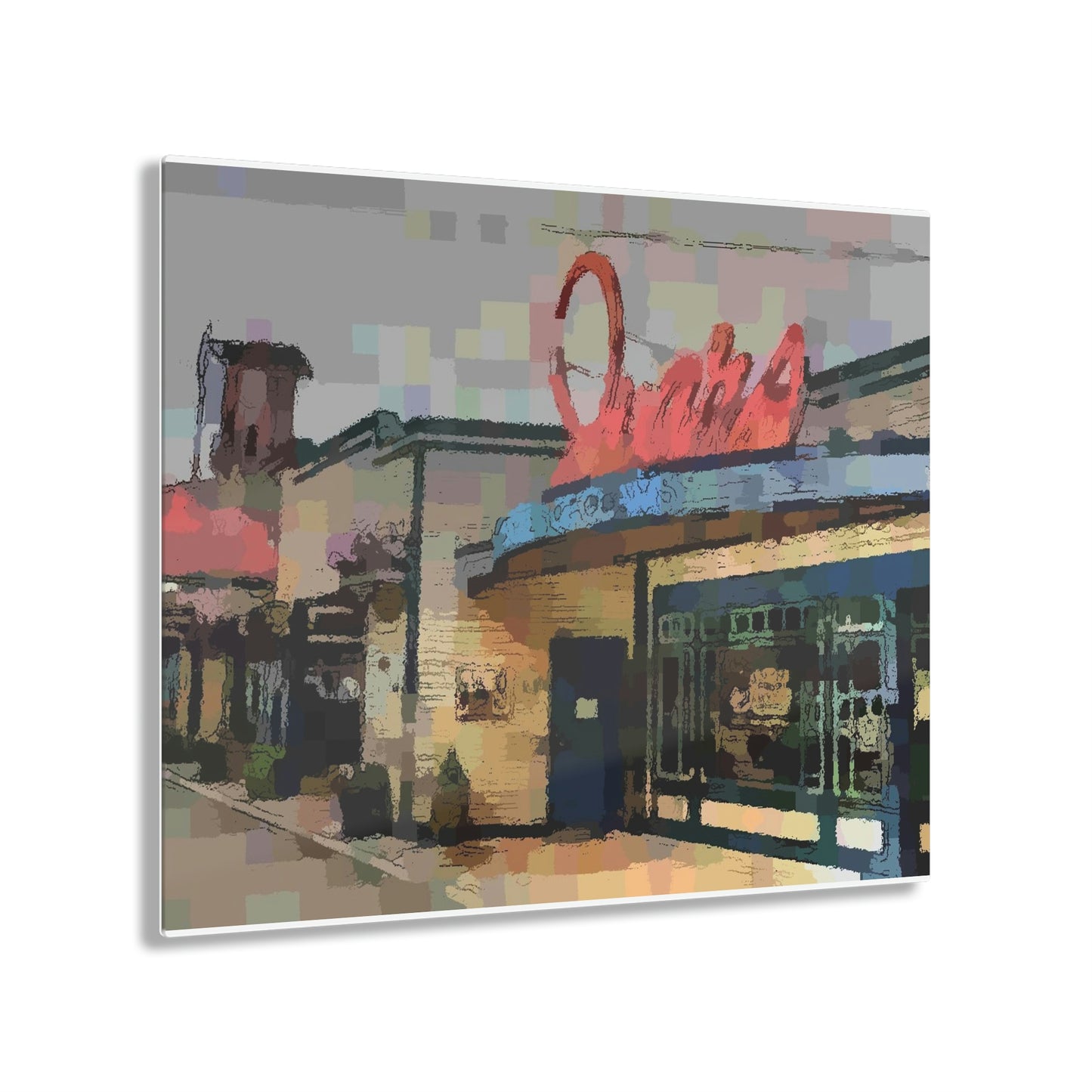 Acrylic Prints ... In-A-Hurry & Stressed? ... Remember: Keep "Clam" ... Clam_Happy ...  'Ivars: Seattle Waterfront' ... Personal Archives ... Original Works ...