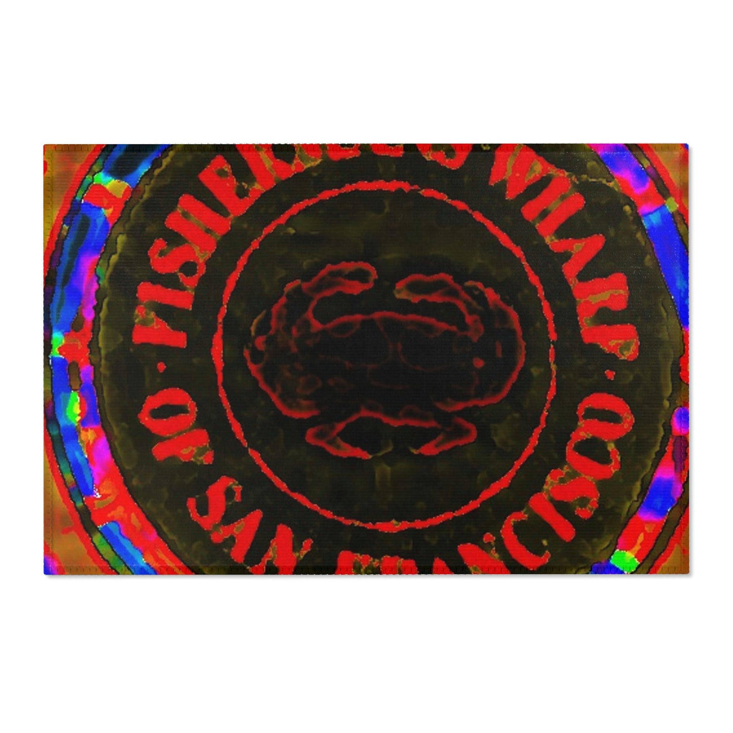 Area Rugs ...  "No.9 Fishermen's Grotto - Fishermen's Wharf, SF, California" ... Family Archives: 1970's ... Original Works ...