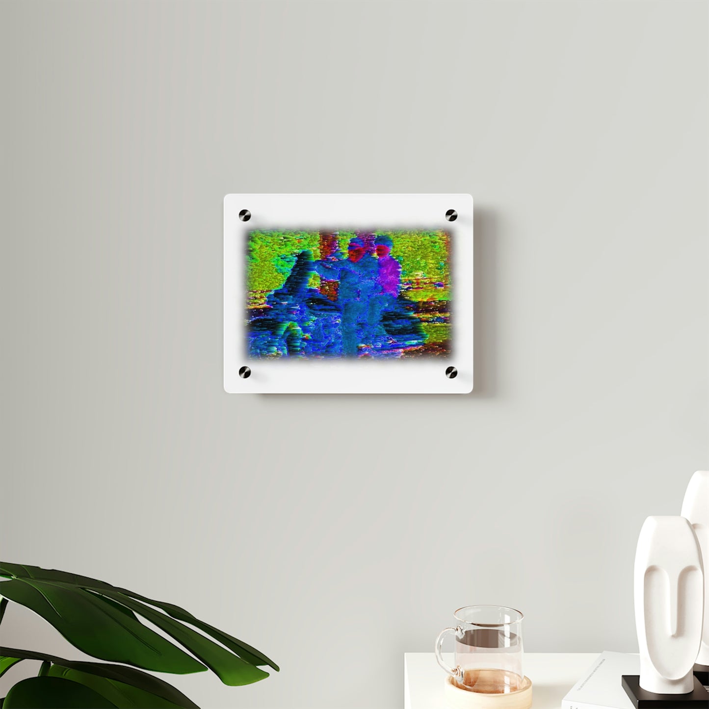 Acrylic Wall Art Panels ...  "And 'I' Left His Dead A_s There By The Side-of-The-Road" ... Original Works ... (Grateful Dead: Me-And-My-Uncle)