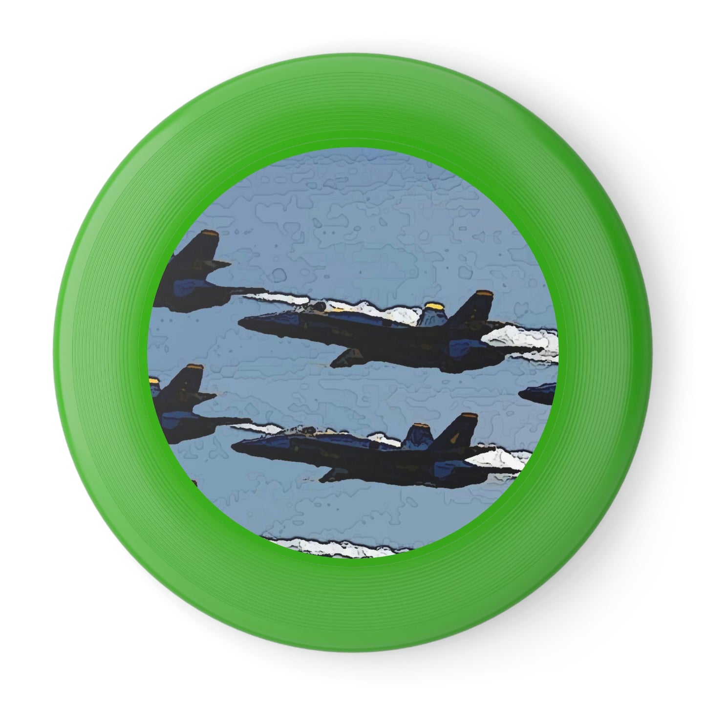 Wham-O Frisbee ... Seattle Seafair ..."Blue Angels Run Over Lake Washington" ... Circa Mid 1980's ... Dr FJ Holt ... Original Works ...