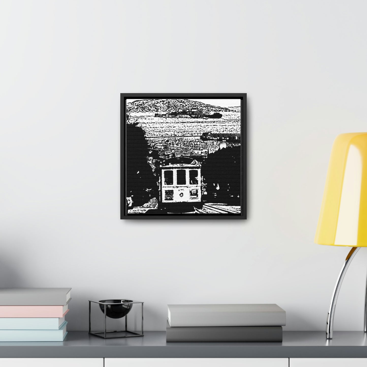 Gallery Canvas Wraps, Square Frame /// San Francisco ... 'A Rice-A-Roni-A-San Francisco Treat' ... "A Cable Car Classic" ... Family Archives: 1973 ... Original Works ...