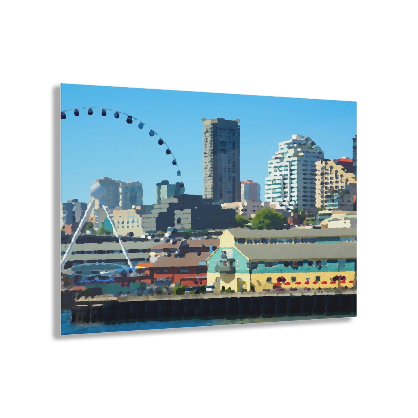 Acrylic Prints ... That Classic Wheel ... 'Seattle's Wheel' ... & Old Classic Waterside Vendors ...  'Family Archives' ... Original Works ...