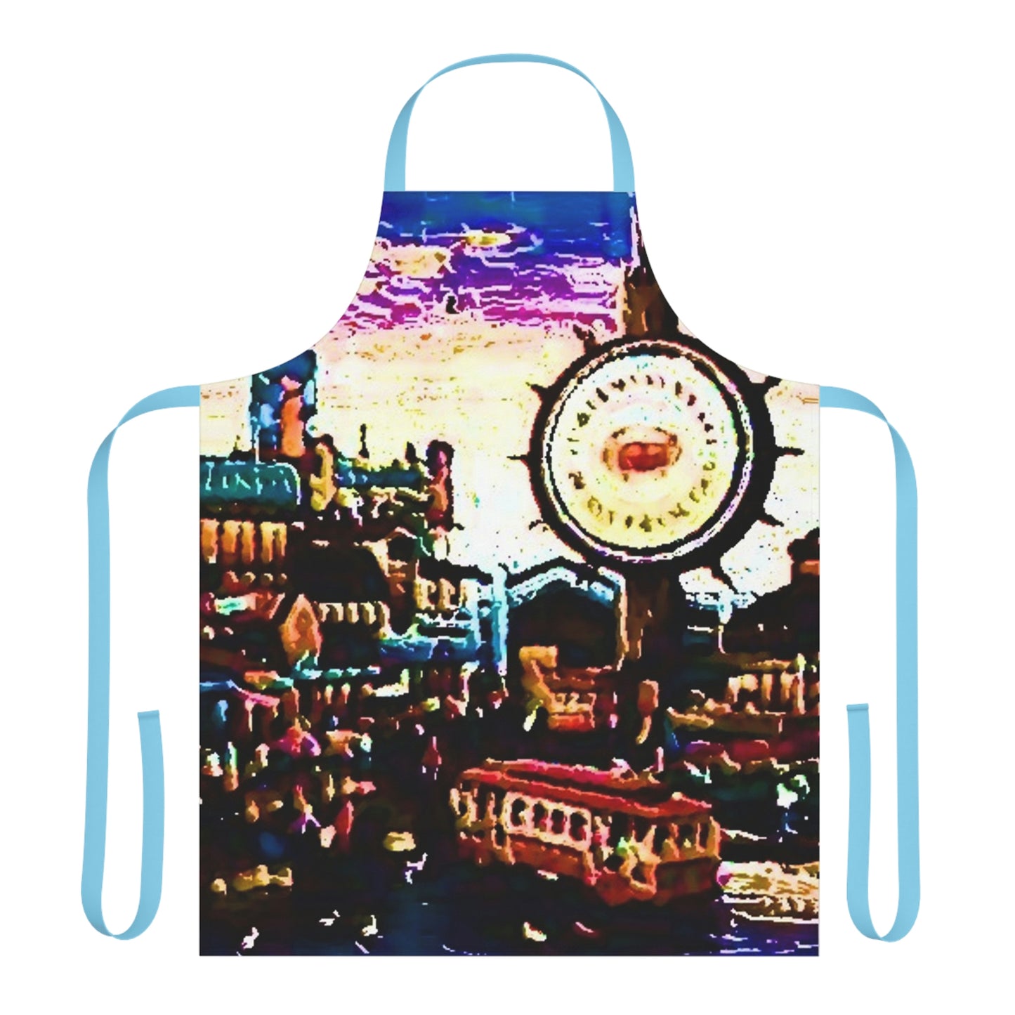 Apron (AOP) ...  "No.9 Fishermen's Grotto - Fishermen's Wharf, SF, California" ... Family Archives: 1970's ... Original Works ...