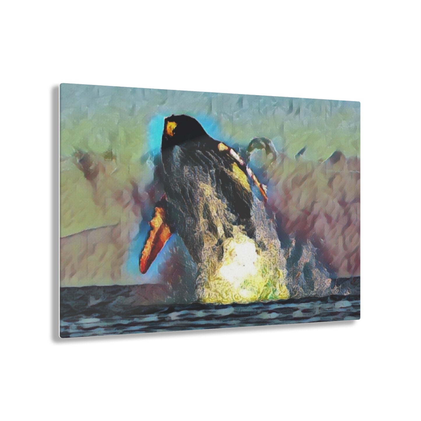 Acrylic Prints ... An Extraordinary Humpback Breach ... 'With Explosive Energy' ... Family Archives (KPH) ... Circa: 21st Century. Maui, HI ... Original Works ...