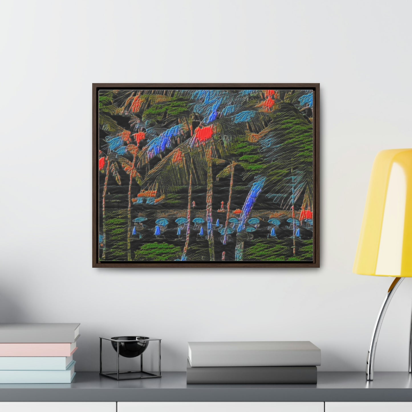 Gallery Canvas Wraps, Horizontal Frame ... "The Royal Hawai'ian: Waikiki Beach_Beach" ... Honolulu, HI ... Ocotber 2014 (Halloween) ... Original Works ...