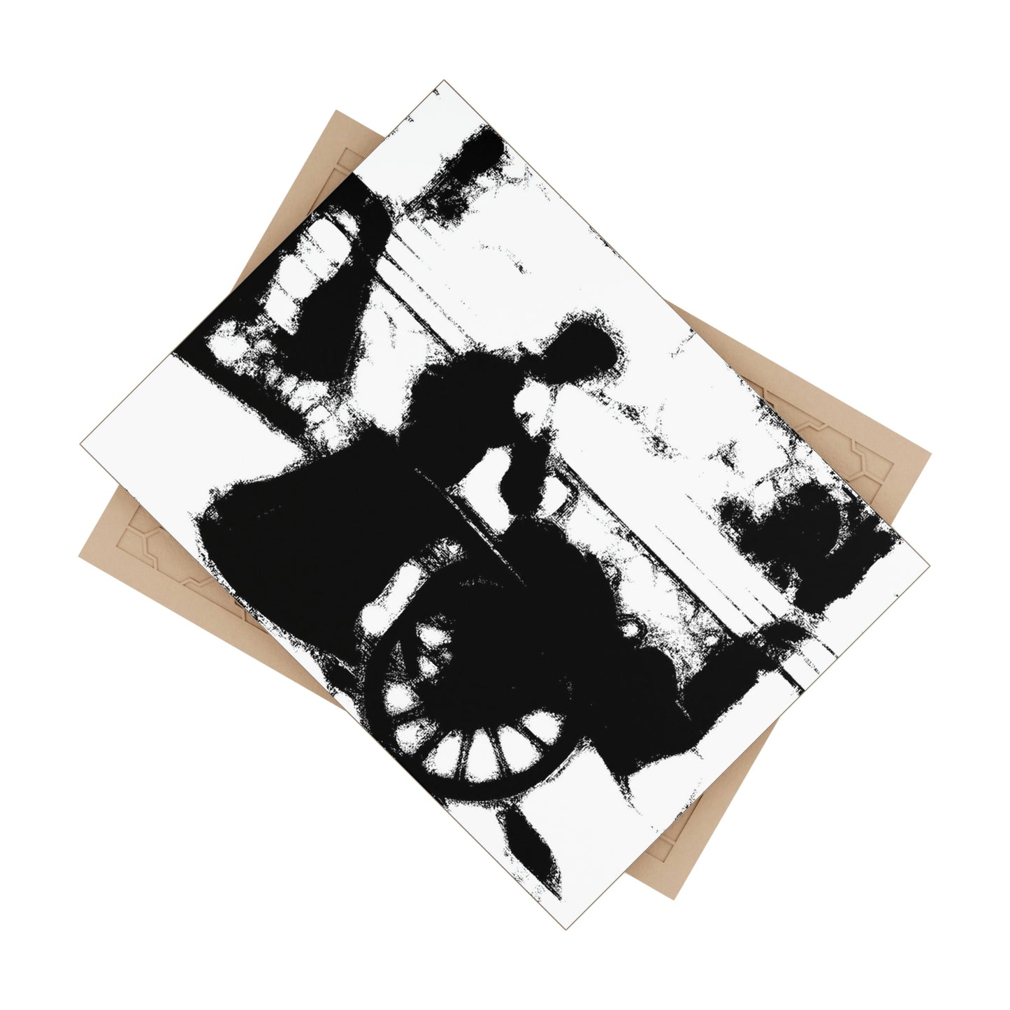 Ceramic Photo Tile ... Dublin's "Molly Malone Along Grafton Street" ... Cryin' Cockels & Muscles Alive-Alive-Oh ... Circa 2003 ... Original Works ...