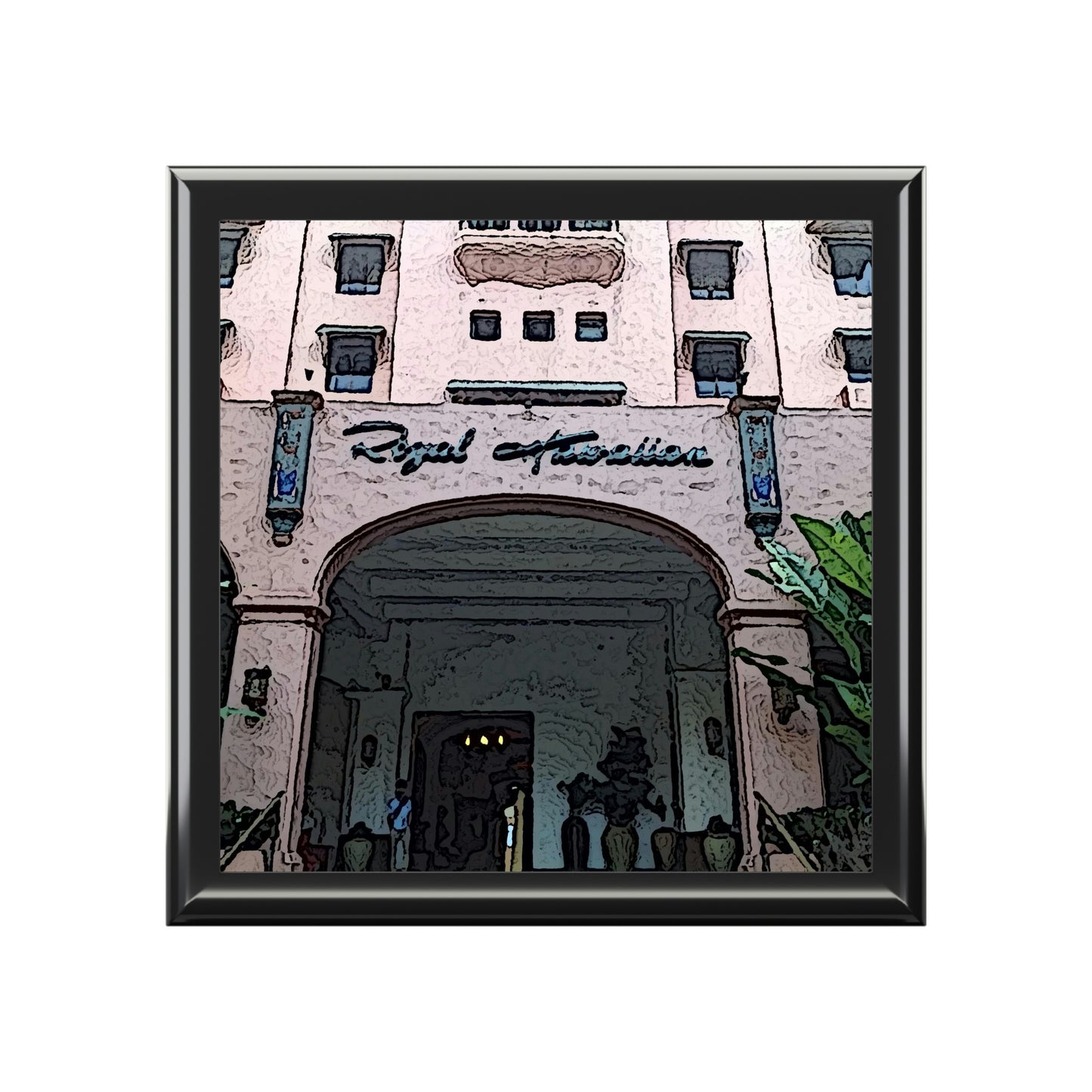 Jewelry Box ...  "La Grande Entree" At: 'The Pink Palace' ... The Royal Hawai'ian ... Honolulu, HI ... '27Oct2014' ... Original Works ...
