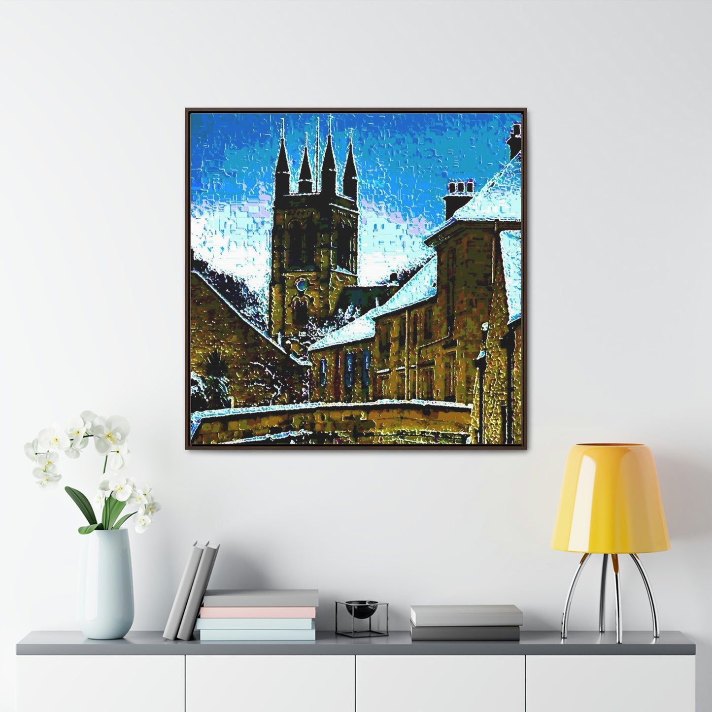 Gallery Canvas Wraps, Square Frame ... Walikng The Streets & Alleys ... 'Strolling The Canals ... '  ... Original Works  ...