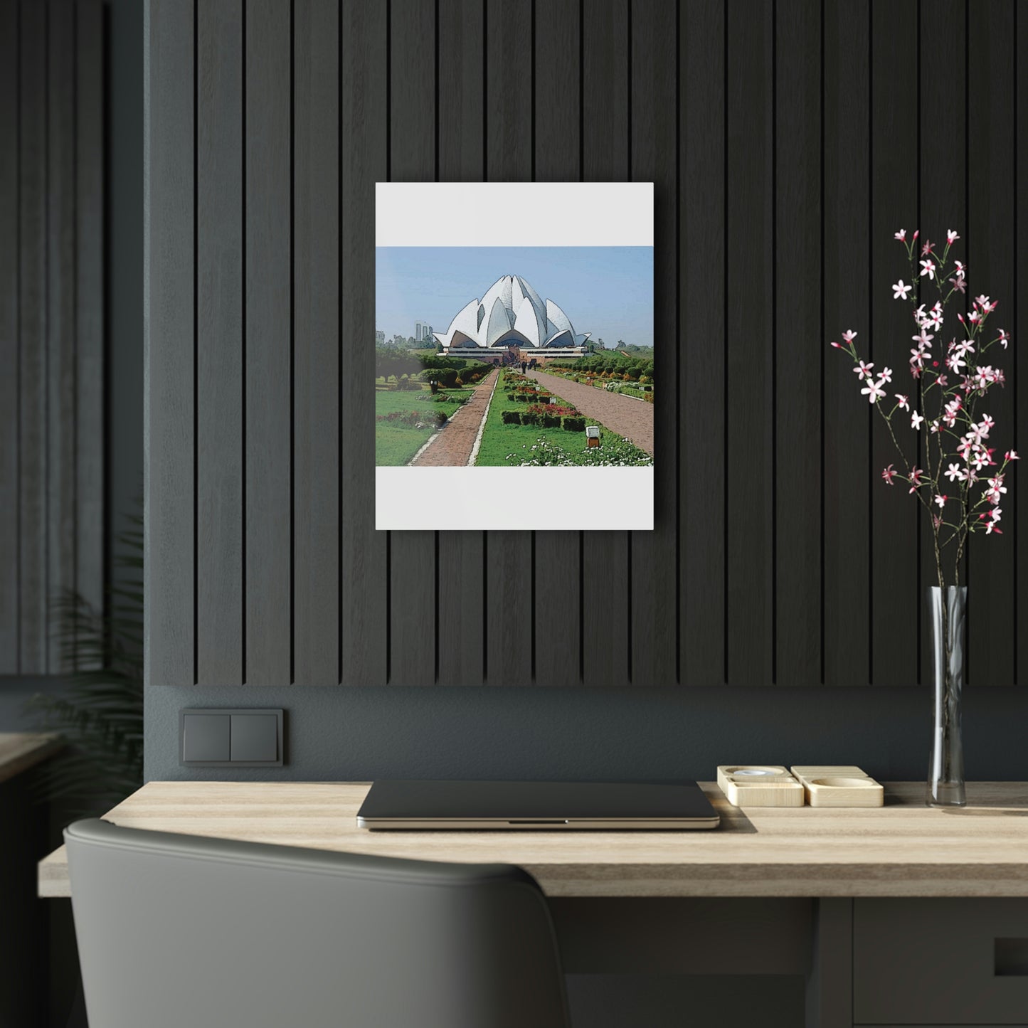 Acrylic Prints ... 'Bahai'i House-Of-Worship' ... "Lotus Temple: Delhi, India, 2008" ... Original Works ...
