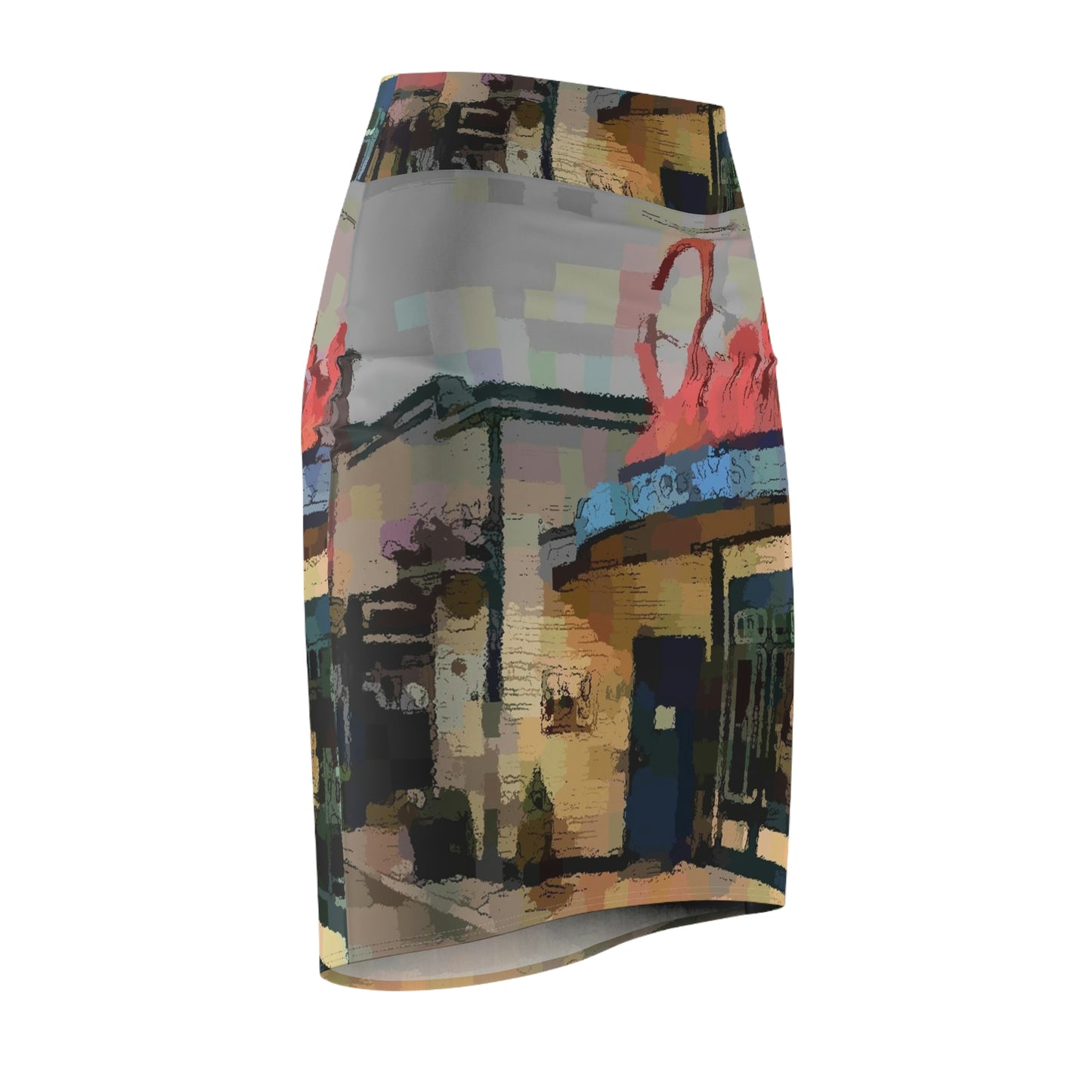 Women's Pencil Skirt ...  In-A-Hurry & Stressed? ... Remember: Keep "Clam" ... Clam_Happy ...  'Ivars: Seattle Waterfront' ... Personal Archives ... Original Works ...