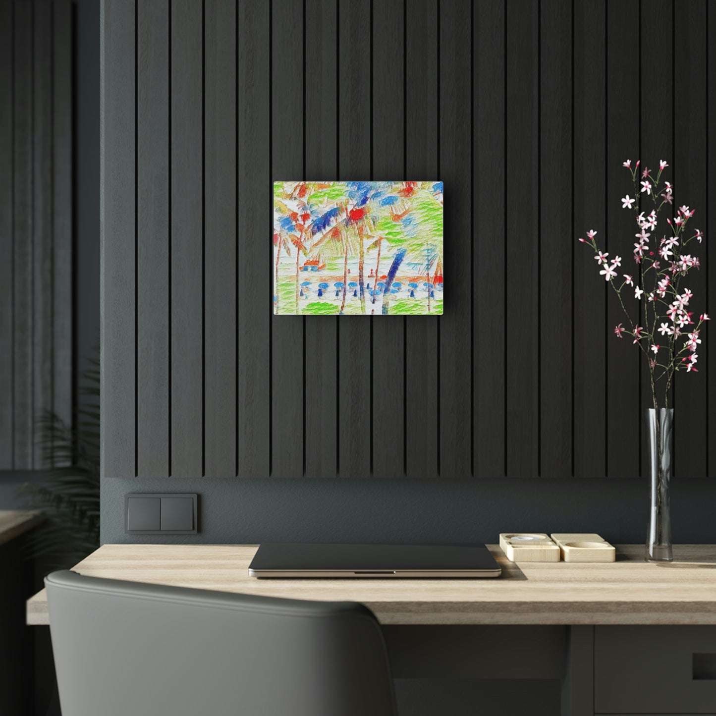 Acrylic Prints ... "The Royal Hawai'ian: Waikiki Beach_Beach" ... Honolulu, HI ... Ocotber 2014 (Halloween) ... Original Works ...