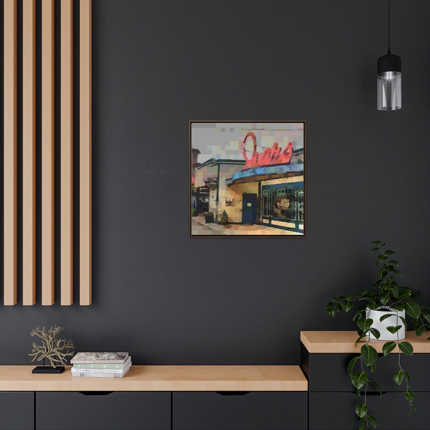 Gallery Canvas Wraps, Square Frame ...  In-A-Hurry & Stressed? ... Remember: Keep "Clam" ... Clam_Happy ...  'Ivars: Seattle Waterfront' ... Personal Archives ... Original Works ...