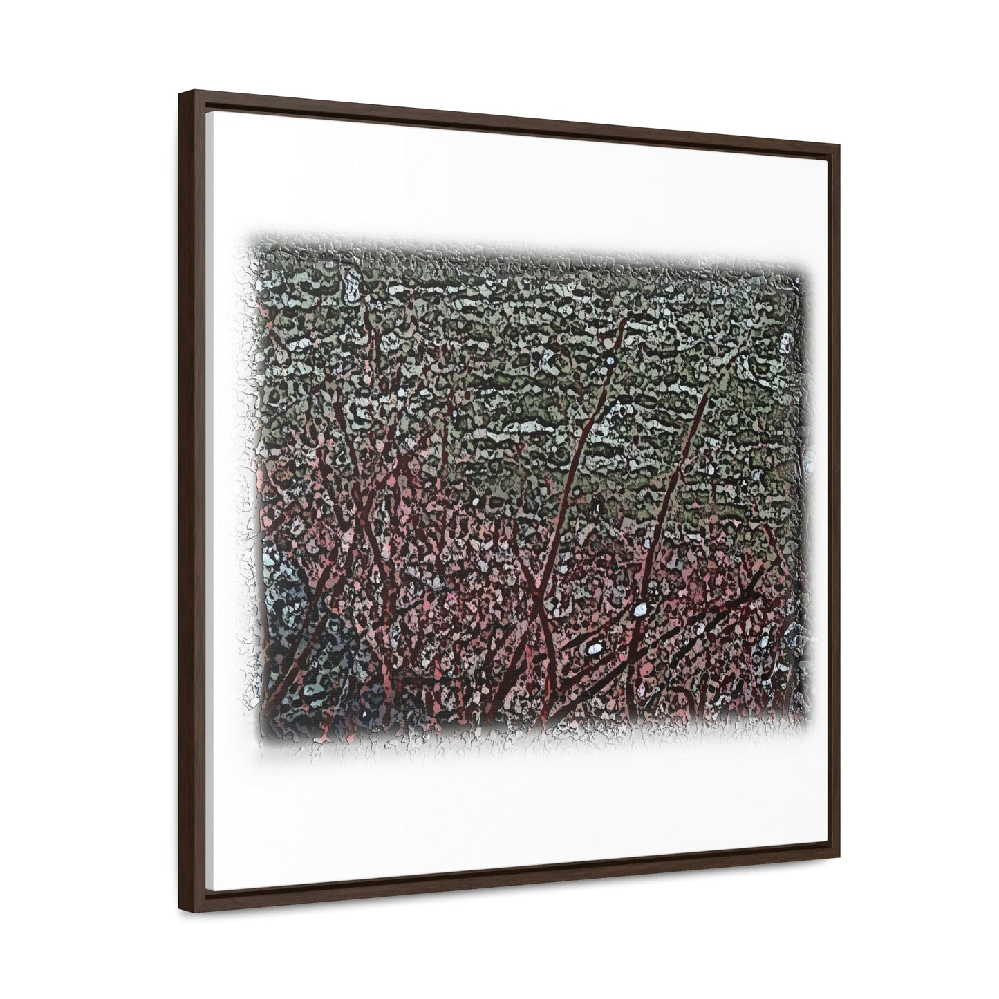 Gallery Canvas Wraps, Square Frame ... "A River Runs Through It" ... Red-Osier-Dogwood (Cornus Stonlifera 'Rubra') .. Original Works ... Central Idaho ...