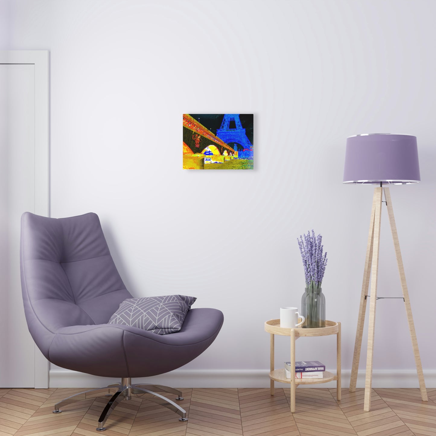 Acrylic Prints ...  Le Tour D'Eiffel ..."Along The Water" ... Barbara Joan Bonnell-Holt ... Le Voyage De Paris: 1972 ... Original Works ...