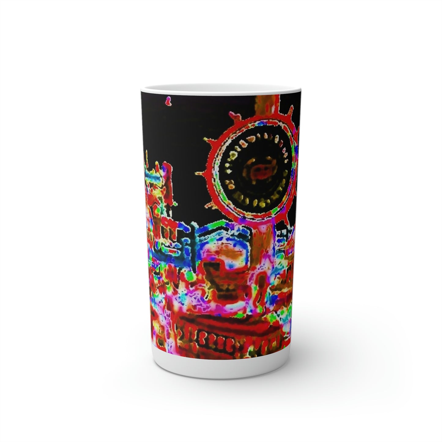 Conical Coffee Mugs (3oz, 8oz, 12oz) ... "No.9 Fishermen's Grotto - Fishermen's Wharf, SF, California" ... Family Archives: 1970's ... Original Works ...