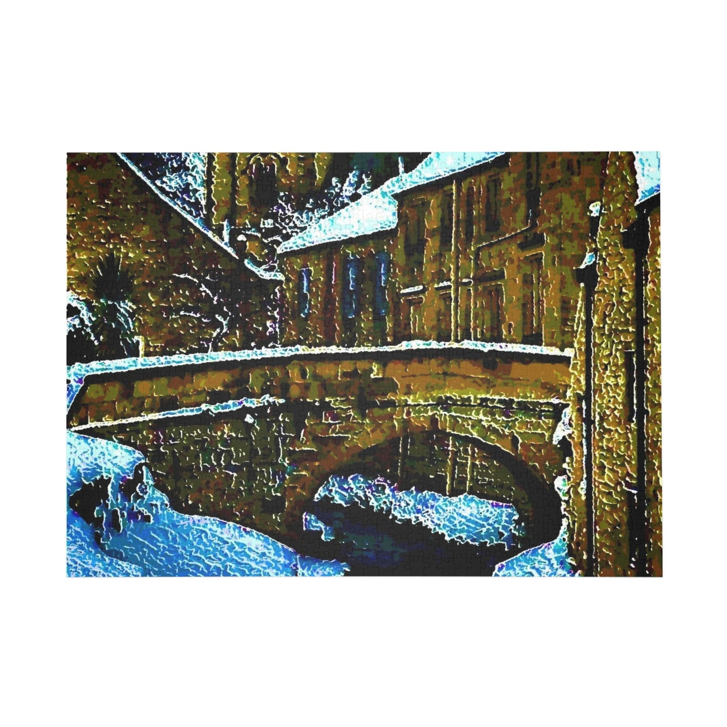 Puzzle (96, 252, 500, 1000-Piece) ...  Walikng The Streets & Alleys ... 'Strolling The Canals ... '  ... Original Works  ...
