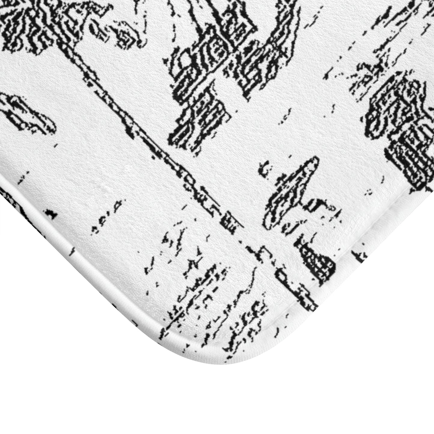 Bath Mat ... "The Royal Hawai'ian: Waikiki Beach_Beach" ... Honolulu, HI ... October 2014 (Halloween) ... Original Works ...