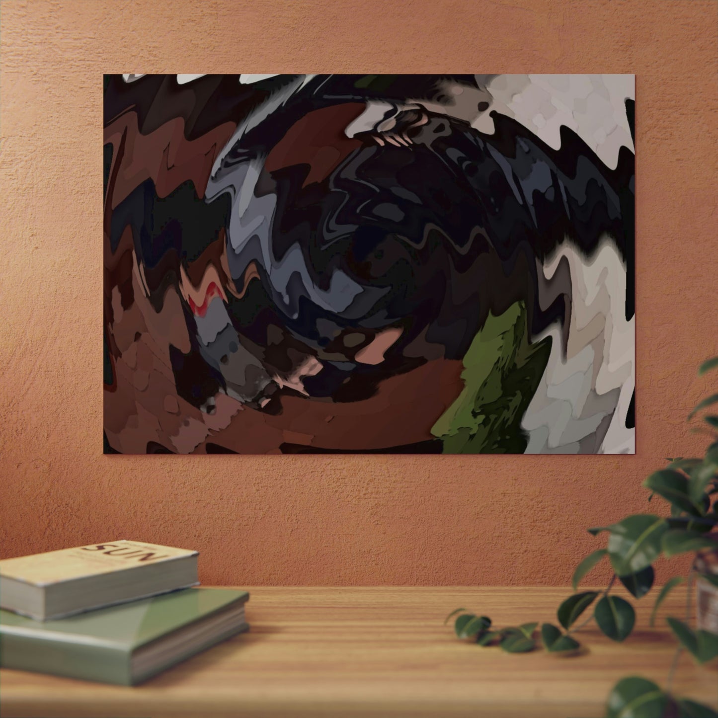 Aluminum Composite Panels ... Waves-Waves-Waves ... "From Working Cabaret Worker To Waved_Illusion" ... European Client ... Jan23 ... Original Works ...