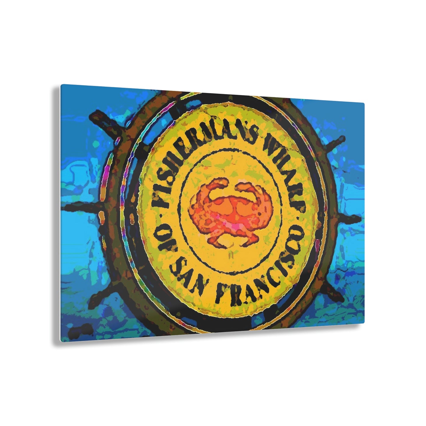 Acrylic Prints ... "No.9 Fishermen's Grotto - Fishermen's Wharf, SF, California" ... Family Archives: 1970's ... Original Works ...