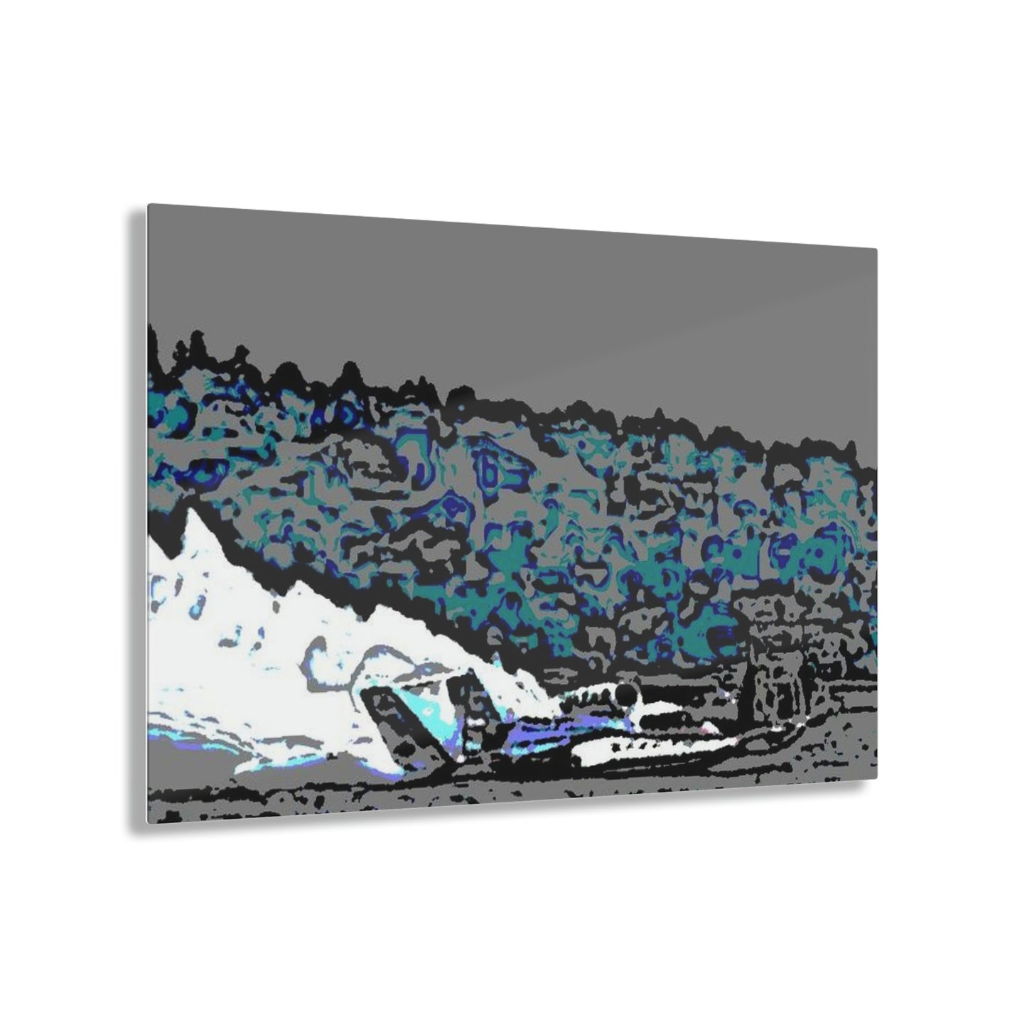 Acrylic Prints ... Seattle Columbia Cup On Lake Washington ... "Dave Wilcox Heads For The Win" ... Associate Gift-Photo ... Original Works ...