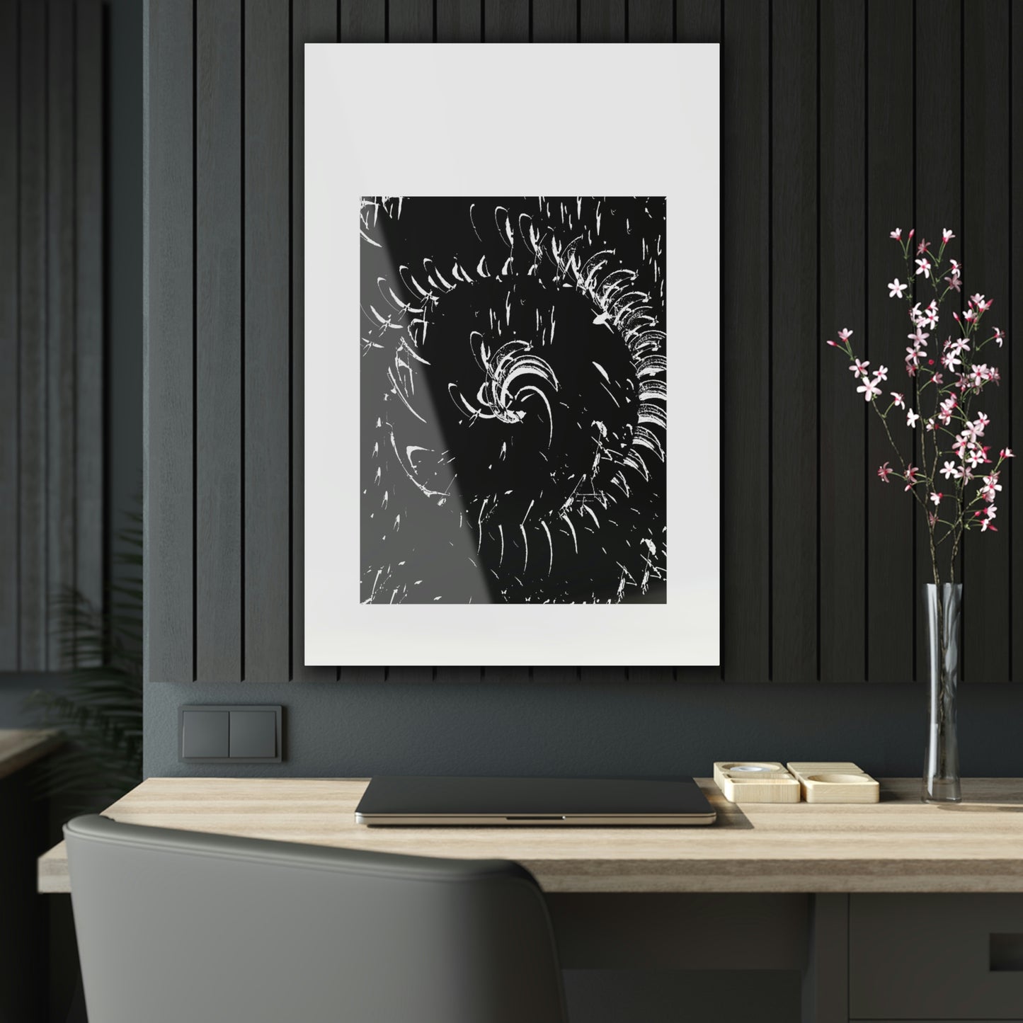 Acrylic Prints ... "Waning Moon" ... Central Idaho ... October 2022 ... Rendering Time: 22 Hours ... Original Works ...
