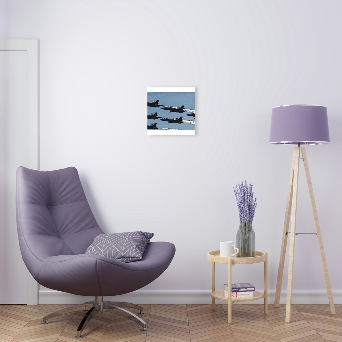 Acrylic Prints ... Seattle Seafair ..."Blue Angels Run Over Lake Washington" ... Circa Mid 1980's ... Dr FJ Holt ... Original Works ...