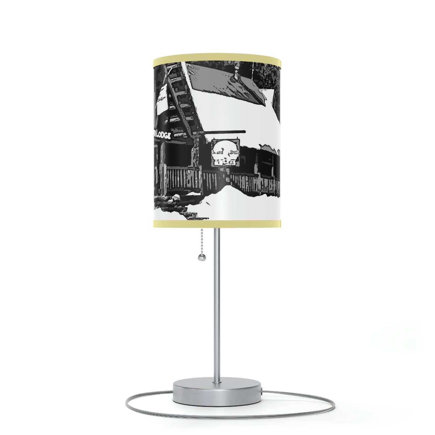 Lamp on a Stand, US|CA plug ... A Beautiful Lodge & Back-Country Outfitter In A Mountain Town ... 'Dixie, Idaho, November 2022' ... Original Works ...