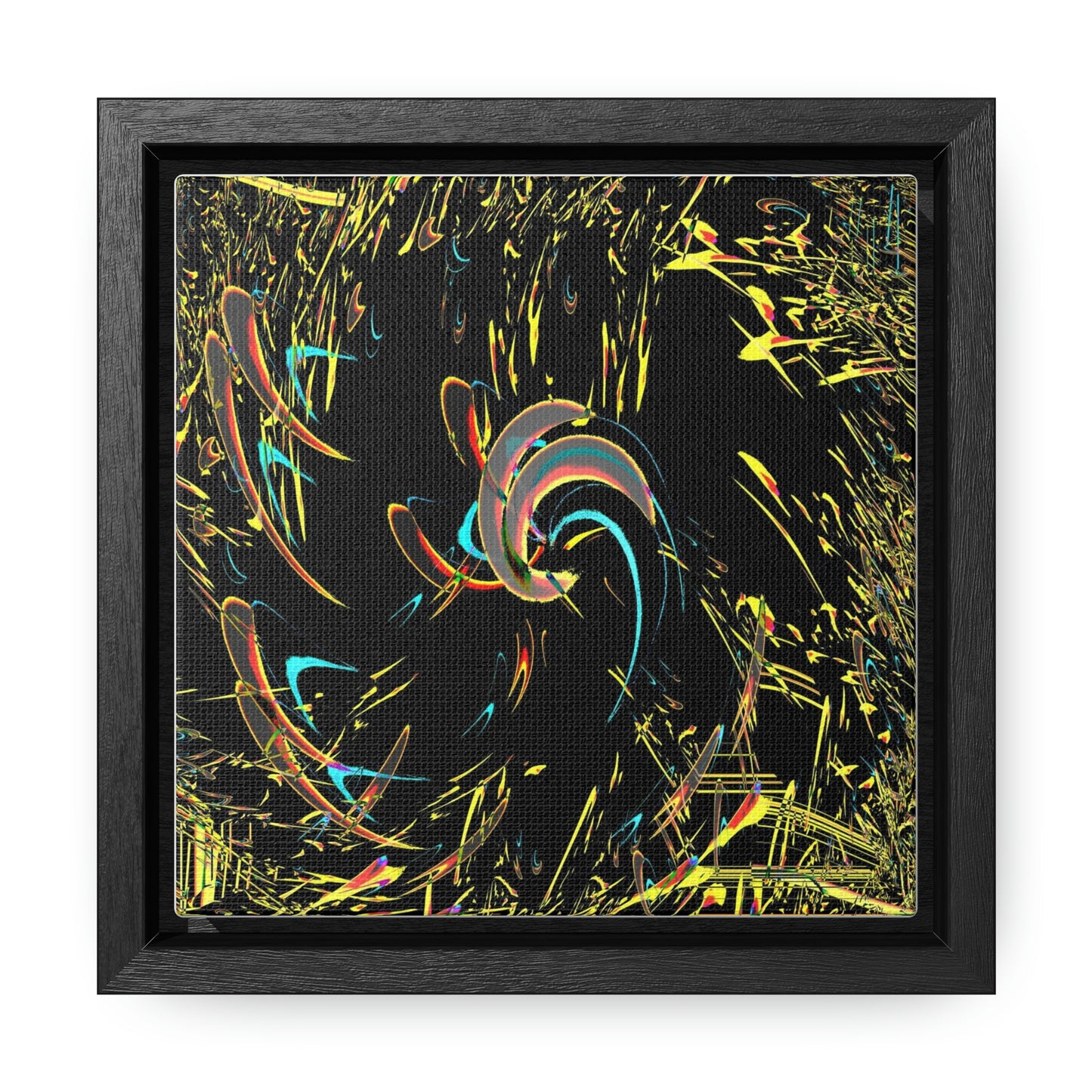 Gallery Canvas Wraps, Square Frame ... "Waning Moon" ... Central Idaho ... October 2022 ... Rendering Time: 22 Hours ... Original Works ...