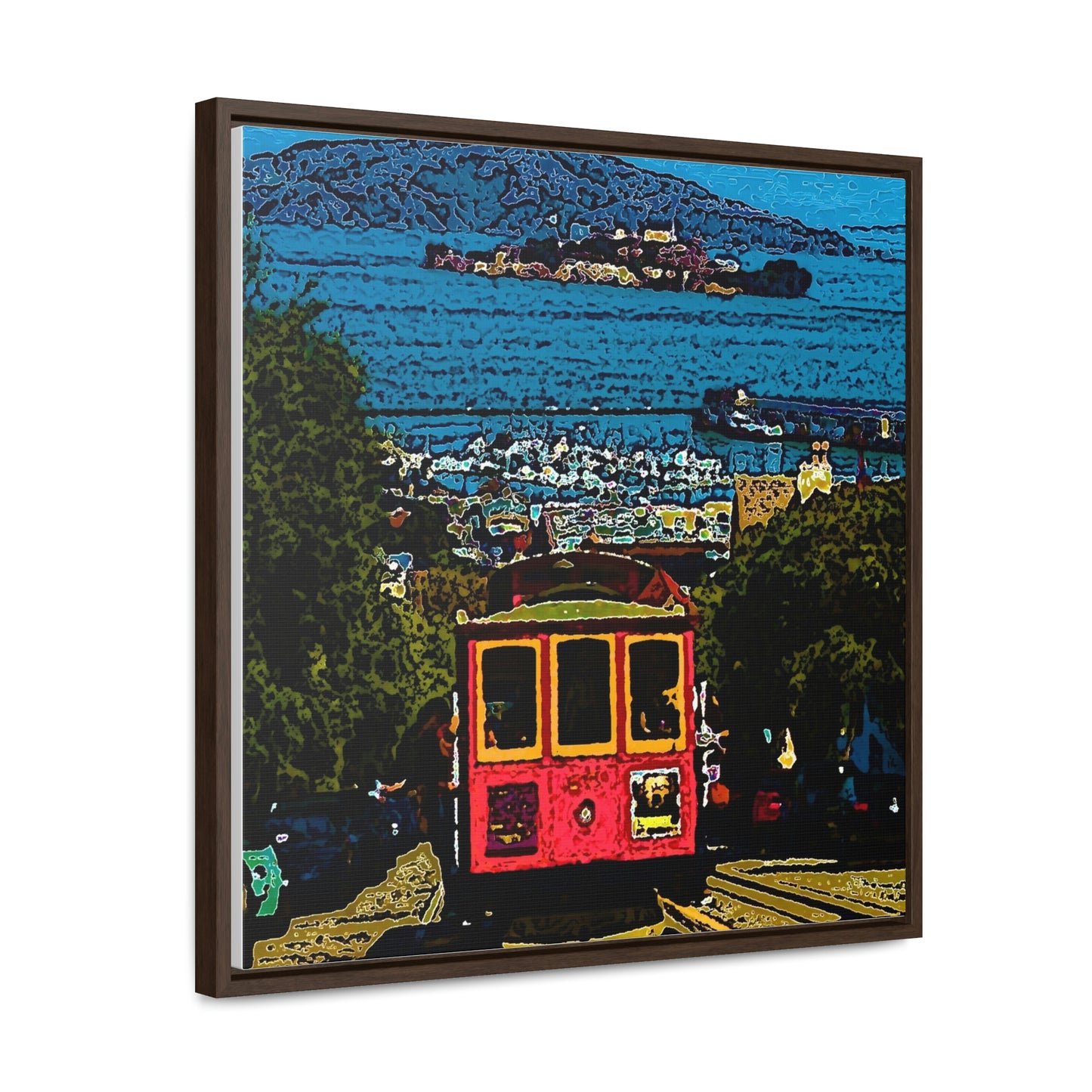 Gallery Canvas Wraps, Square Frame ... San Francisco ... 'A Rice-A-Roni-A-San Francisco Treat' ... "A Cable Car Classic" ... Family Archives: 1973 ... Original Works ...