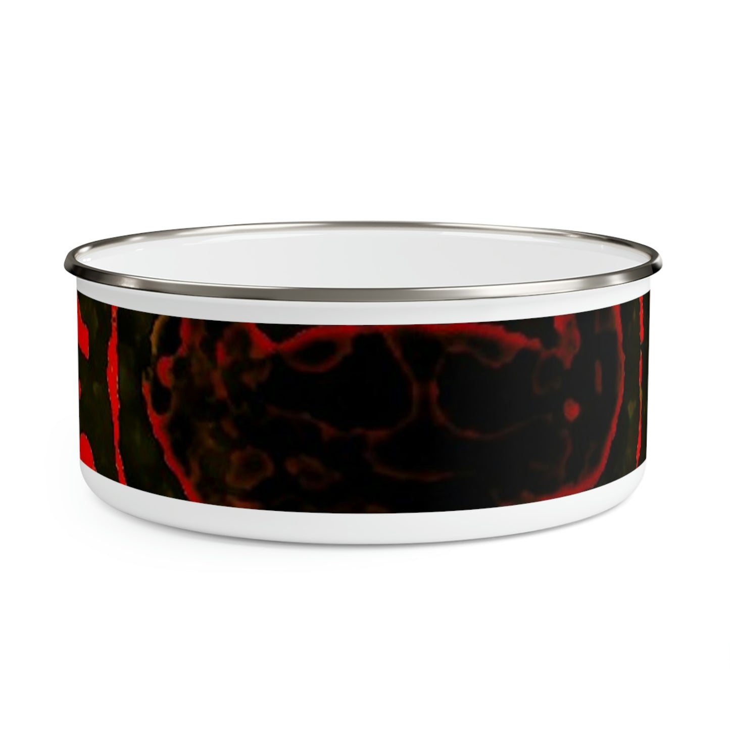 Enamel Bowl ... "No.9 Fishermen's Grotto - Fishermen's Wharf, SF, California" ... Family Archives: 1970's ... Original Works ...