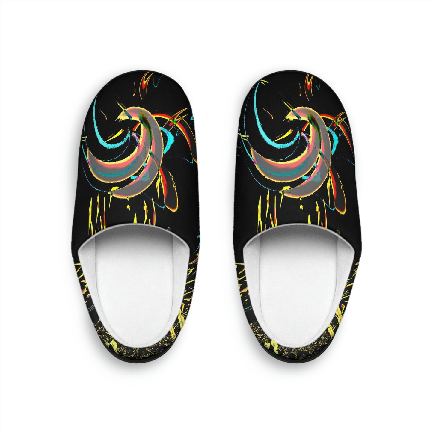 Men's Indoor Slippers ... "Waning Moon" ... Central Idaho ... October 2022 ... Rendering Time: 22 Hours ... Original Works ...