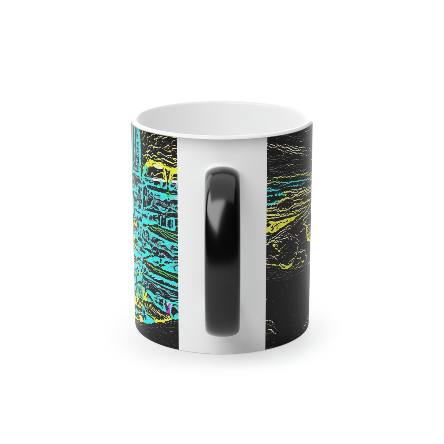 Magic Mug ... "Snow Vehicle In Snow Storm At-Rest" ... Circa 12Mar23 ... Central Idaho ... 18-Hours Rendering Time: Original Works ...