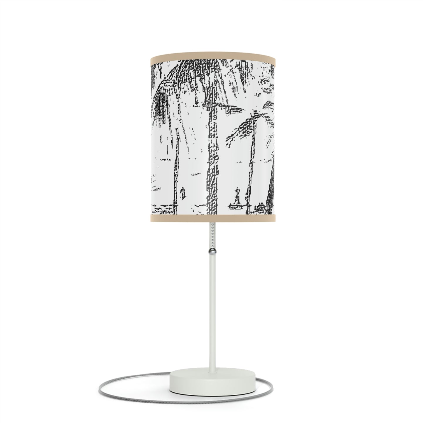Lamp on a Stand, US|CA plug ... "The Royal Hawai'ian: Waikiki Beach_Beach" ... Honolulu, HI ... Ocotber 2014 (Halloween) ... Original Works ...