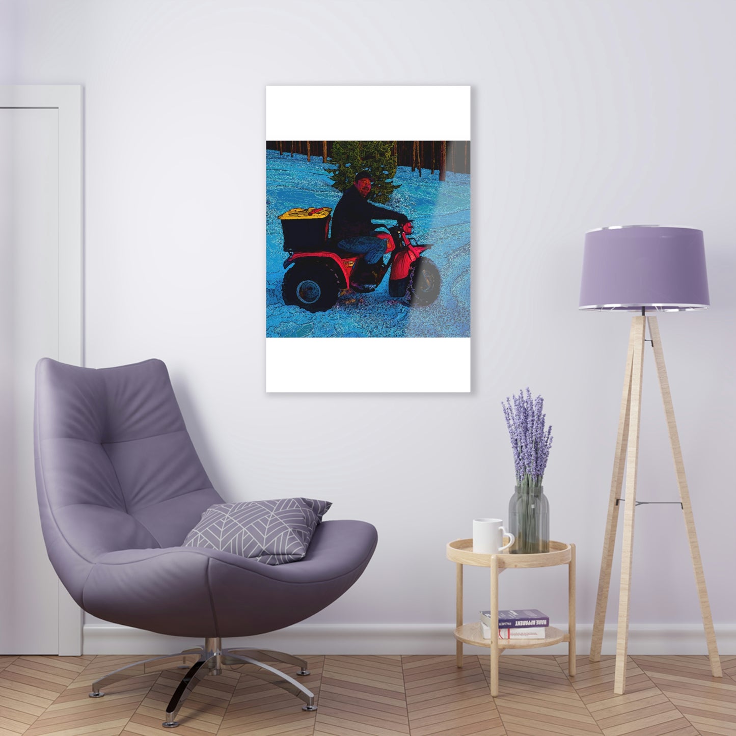 Acrylic Prints ... There's 2-Wheelin ... There's 4-Wheelin ... 'And-Of-Course' ... "There's 3-Wheelin-In-The-Snow" ...  Original Works ...