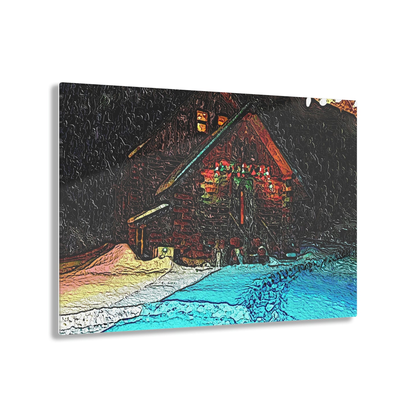 Acrylic Prints ... A Cold ... A Very Snowy ... "A Tranquil & Quiet Morning In Mountainous Central Idaho" ... Original Works ...
