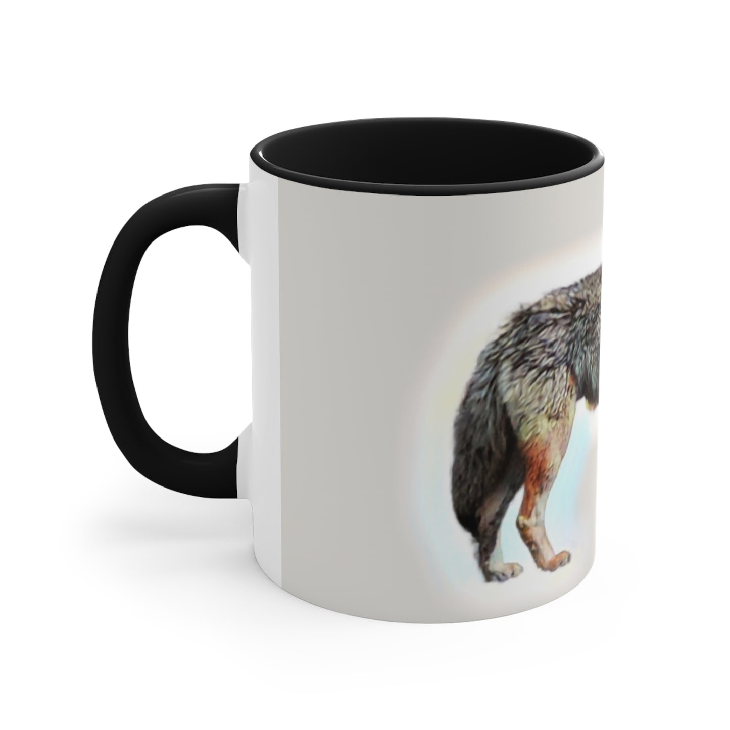 Accent Coffee Mug, 11oz ... Coyote ... "Yosemite Valley: Circa May23 ... KPH Base Photo" ... Original Works ...