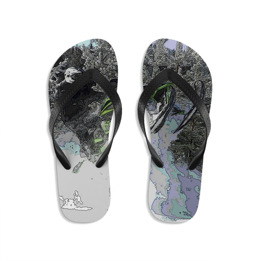 Unisex Flip-Flops ... Come Fly With The Professionals ... CIP-Airways ... 'Getting-Er-Done' ... Original Works ... December 2022 ...