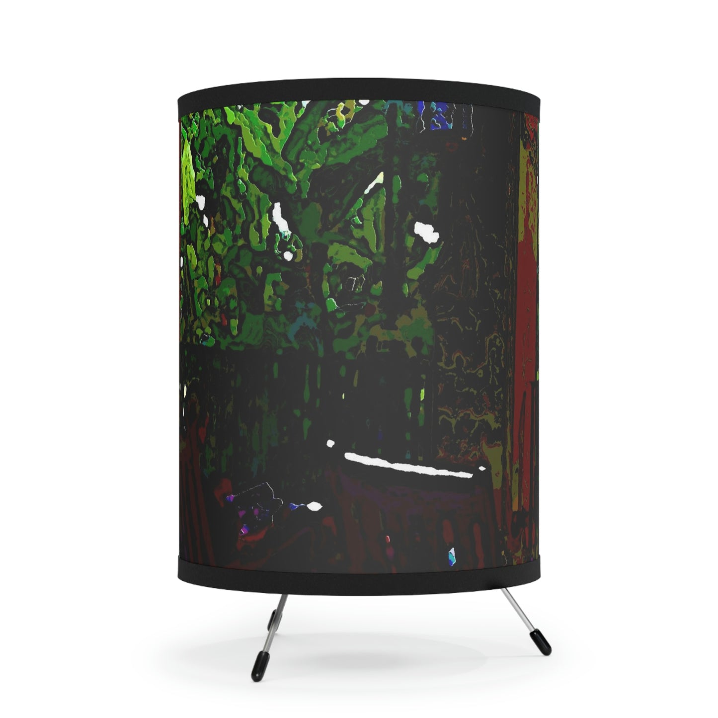 Tripod Lamp with High-Res Printed Shade, US\CA plug ... Lanai & Rocking Chairs At: 'The Pink Palace' ... The Royal Hawai'ian ... Honolulu, HI ... '27Oct2014' ... Original Works ...