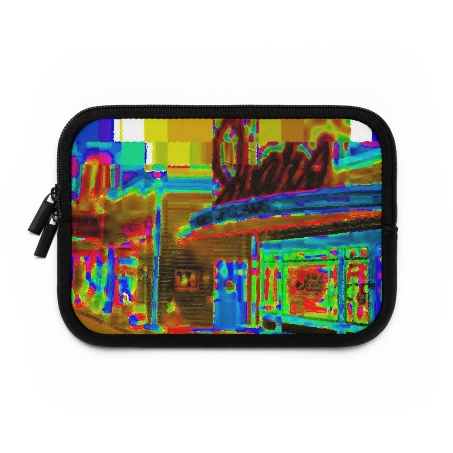 Laptop Sleeve ...  In-A-Hurry & Stressed? ... Remember: Keep "Clam" ... Clam_Happy ...  'Ivars: Seattle Waterfront' ... Personal Archives ... Original Works ...