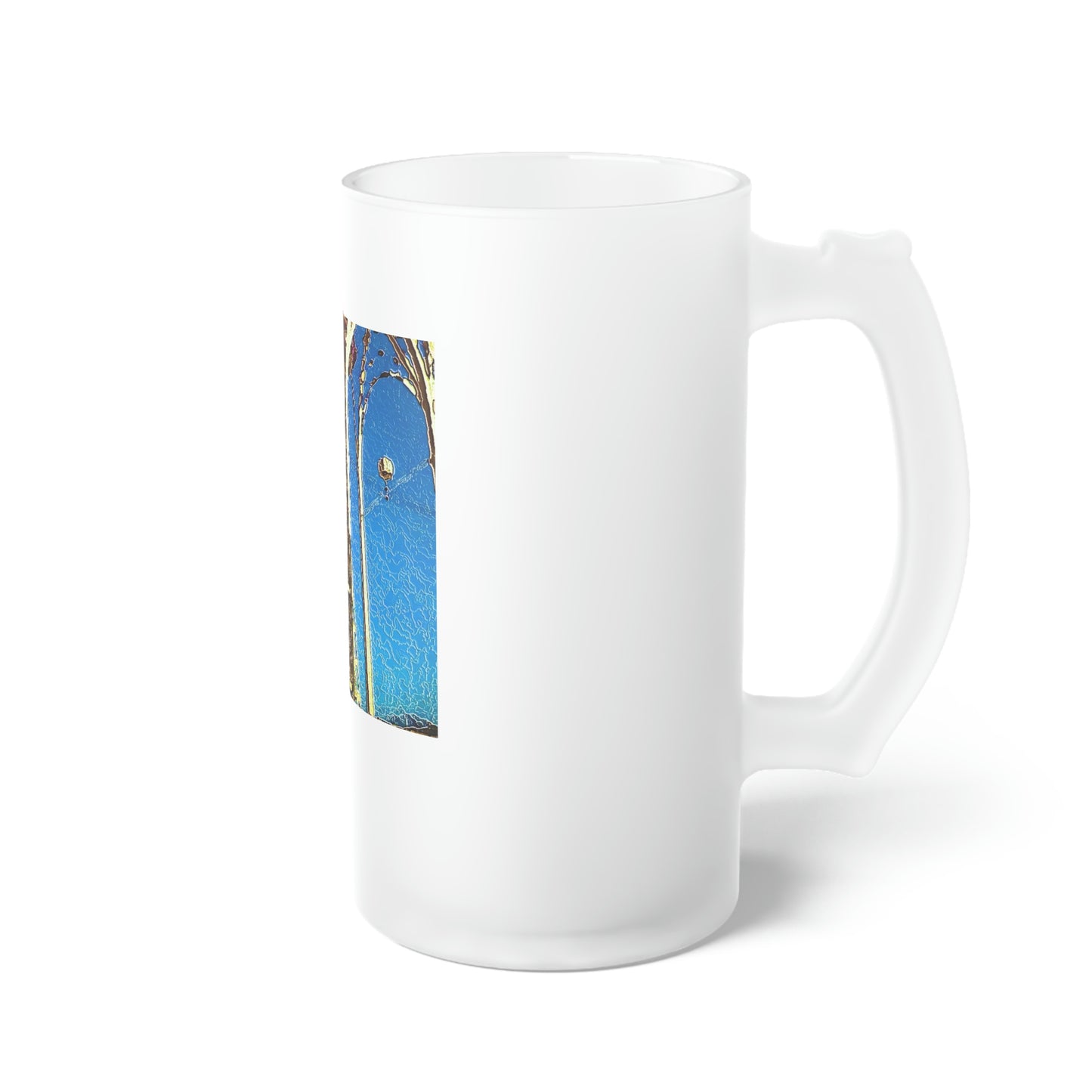 Frosted Glass Beer Mug ... "Seattle's World Fair ... 'A Family Favourite' ..." Original Works ...